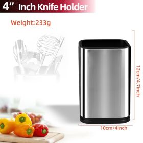 Drainable Knife Chopping Board Holder Size Chopper Holder (Option: 4inchstoragebarrel)