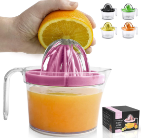 Citrus Juicer Reamer (Color: PNK, size: 17oz)