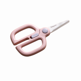 Portable Takeaway Ceramic Feeding Aid Scissors (Color: Pink)